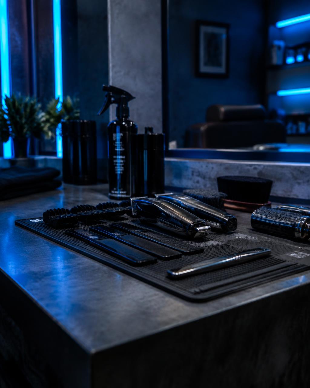 Tools arranged on a workstation