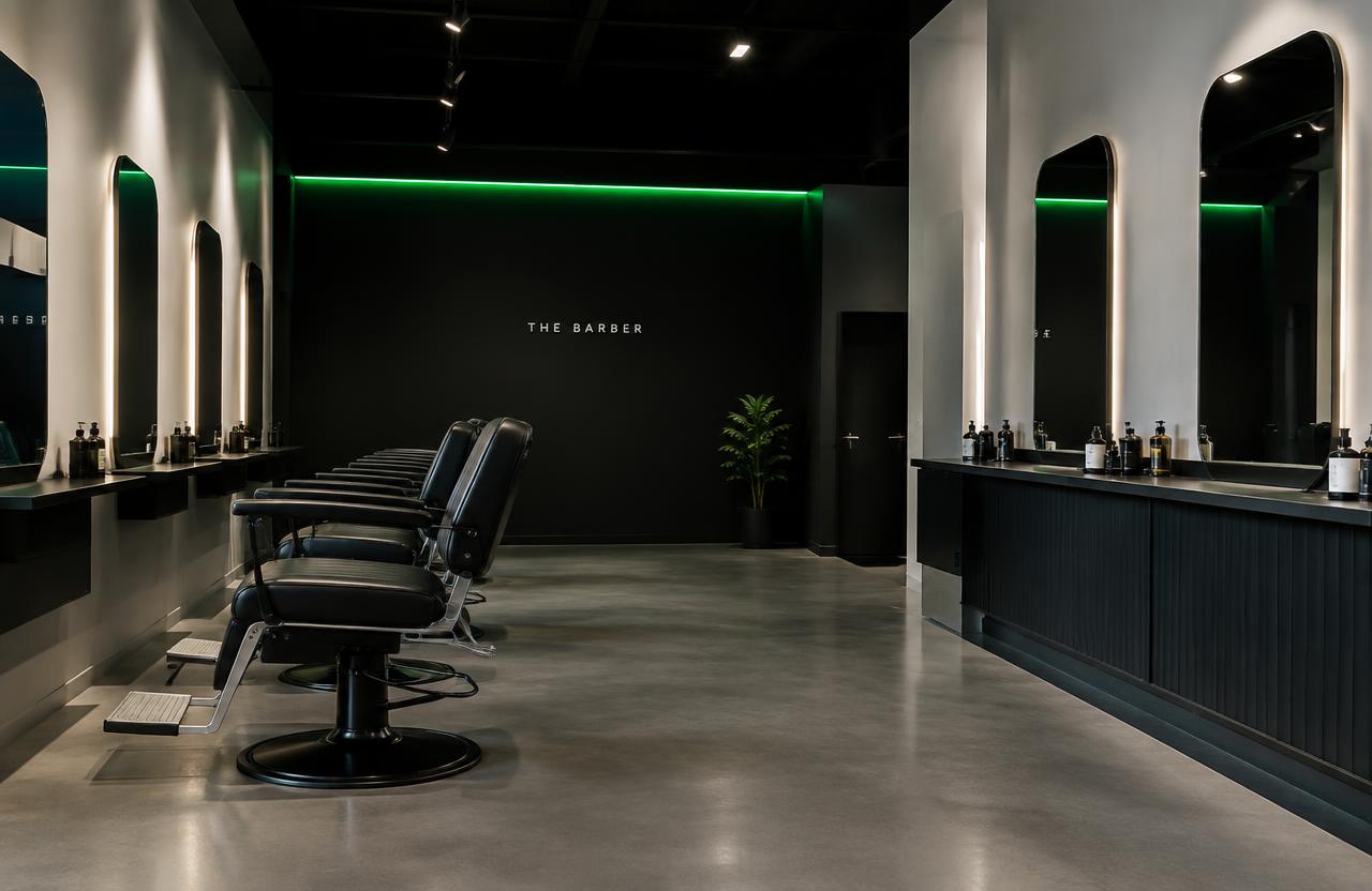 Modern barber environment